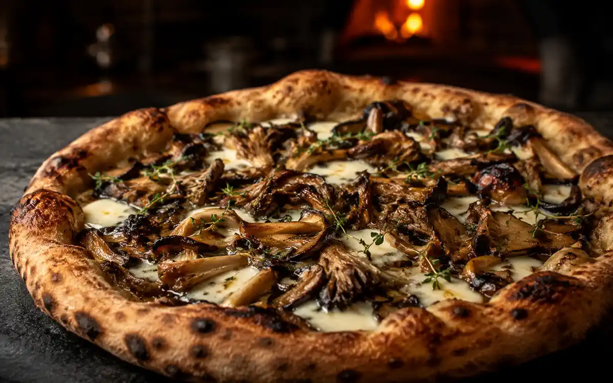 Funghi (Mushroom) Pizza